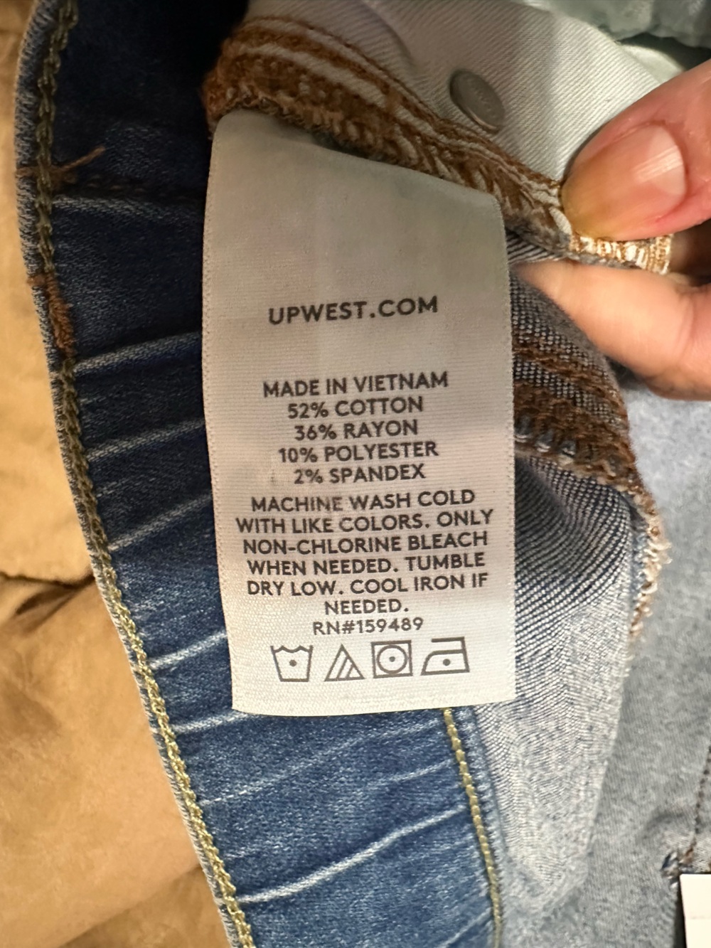 NWT UpWest Wide-Leg Jeans - Picture 6 of 12
